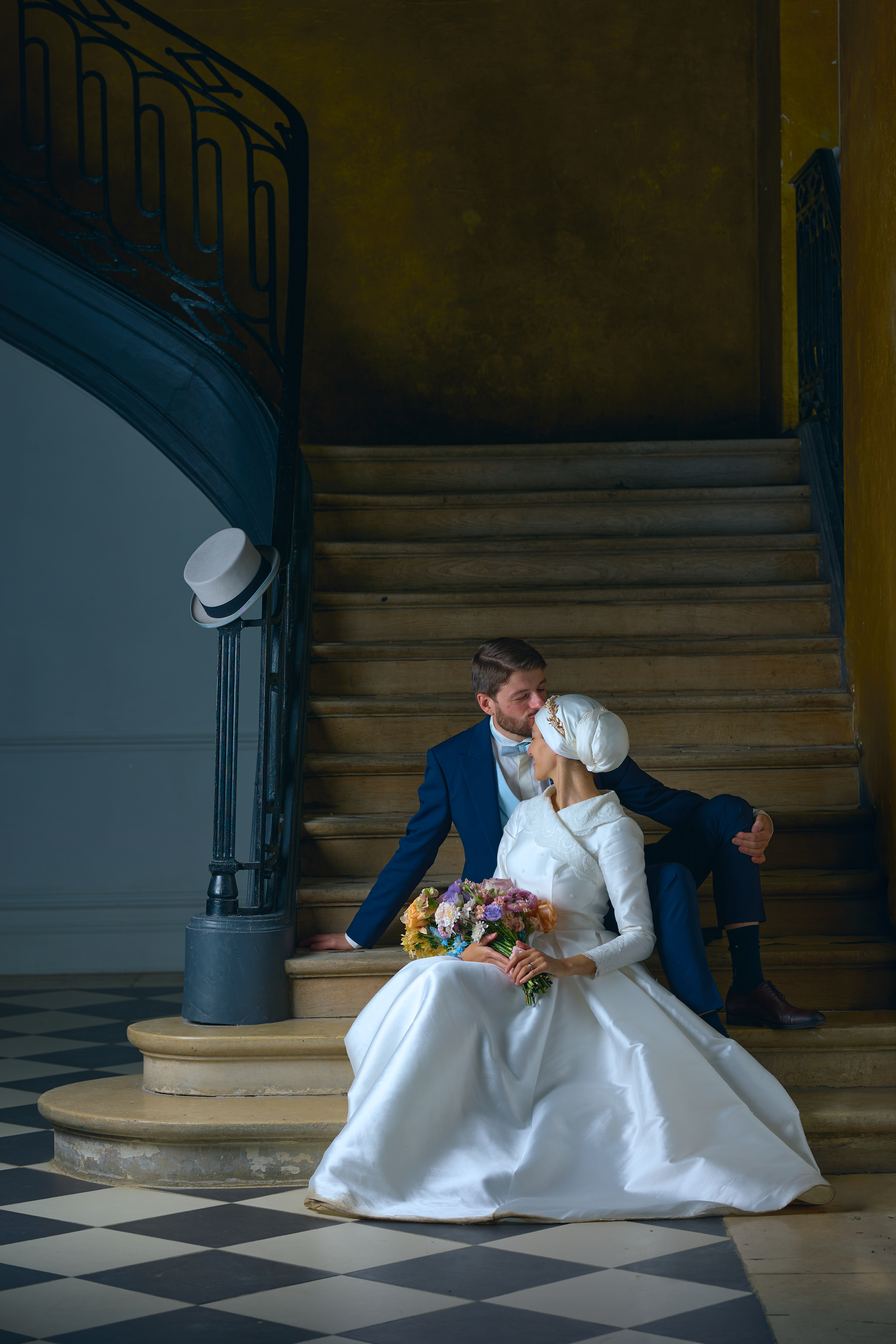 Mariés photographiés par Anne Russocki